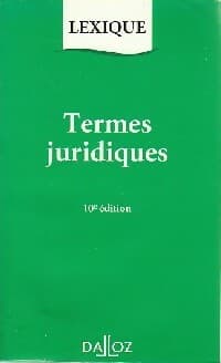 Termes juridiques - X