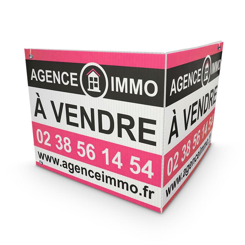 5.00000 Panneaux Immobiliers Alvéolaires En V 160 x 60 cm - Easyflyer